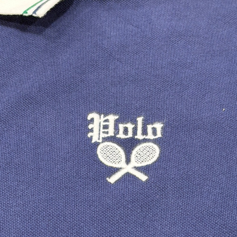 Polo Ralph Lauren Men Track Jacket New XL Navy Blue Bayport Monogram Tennis - Picture 3 of 11
